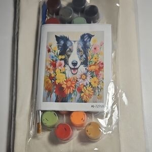 Colorful Dog Paint by Numbers Kit